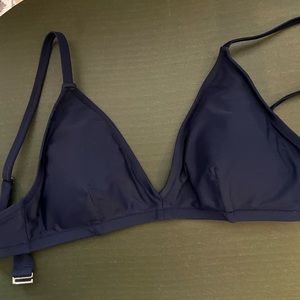 NWOT J. Crew padded triangle bikini top M
